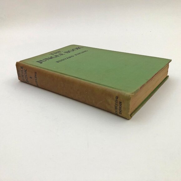 The Jungle Book Rudyard Kipling School Edition Doubleday Doran w/News Clippings - Picture 4 of 10